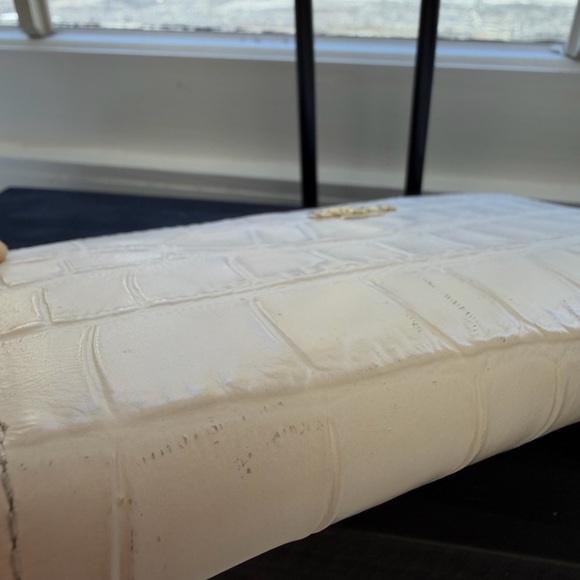 Coach Ivory Croc-Embossed Wallet - Picture 9 of 9